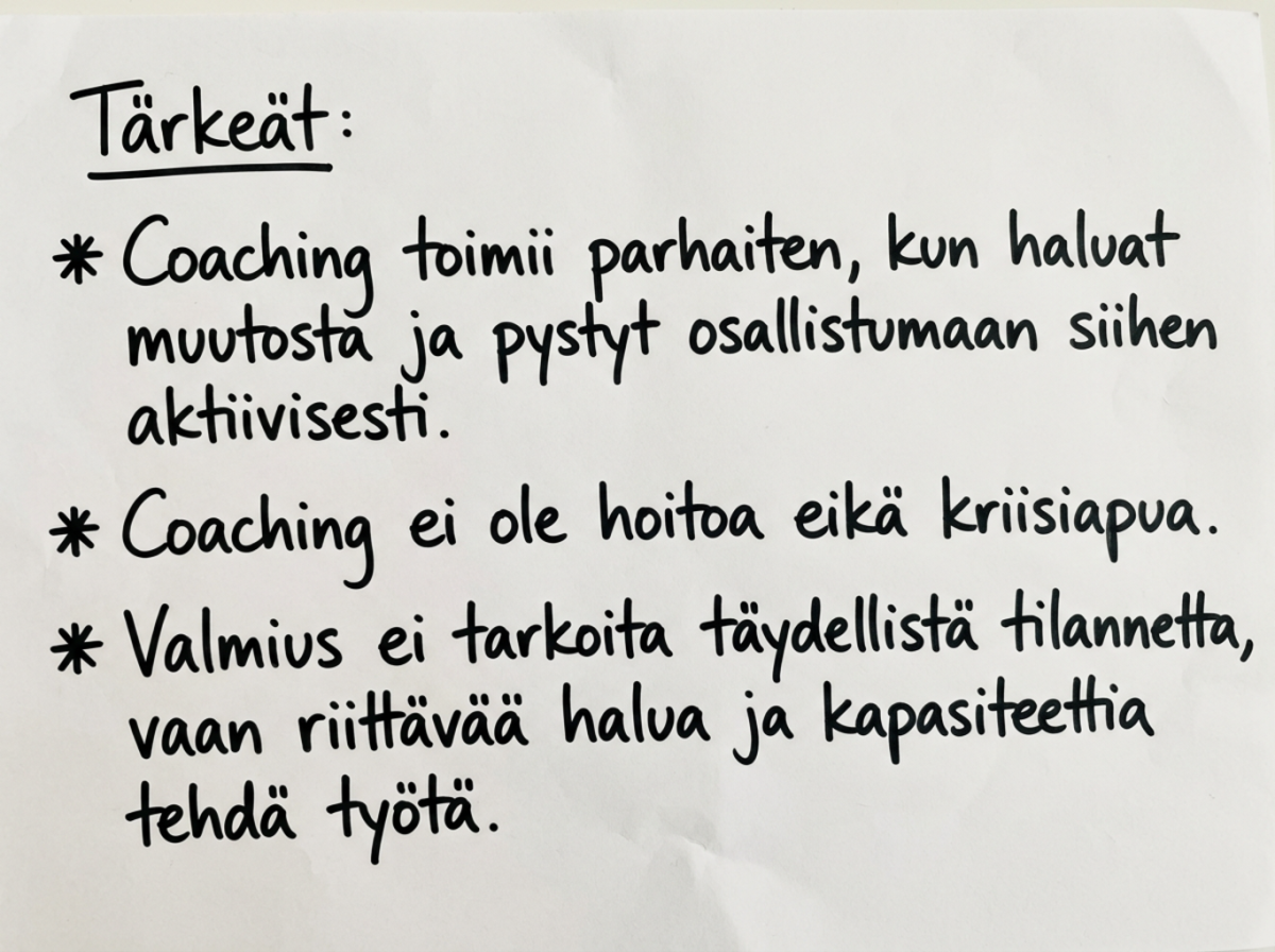Mietitkö coachingin aloittamista?
