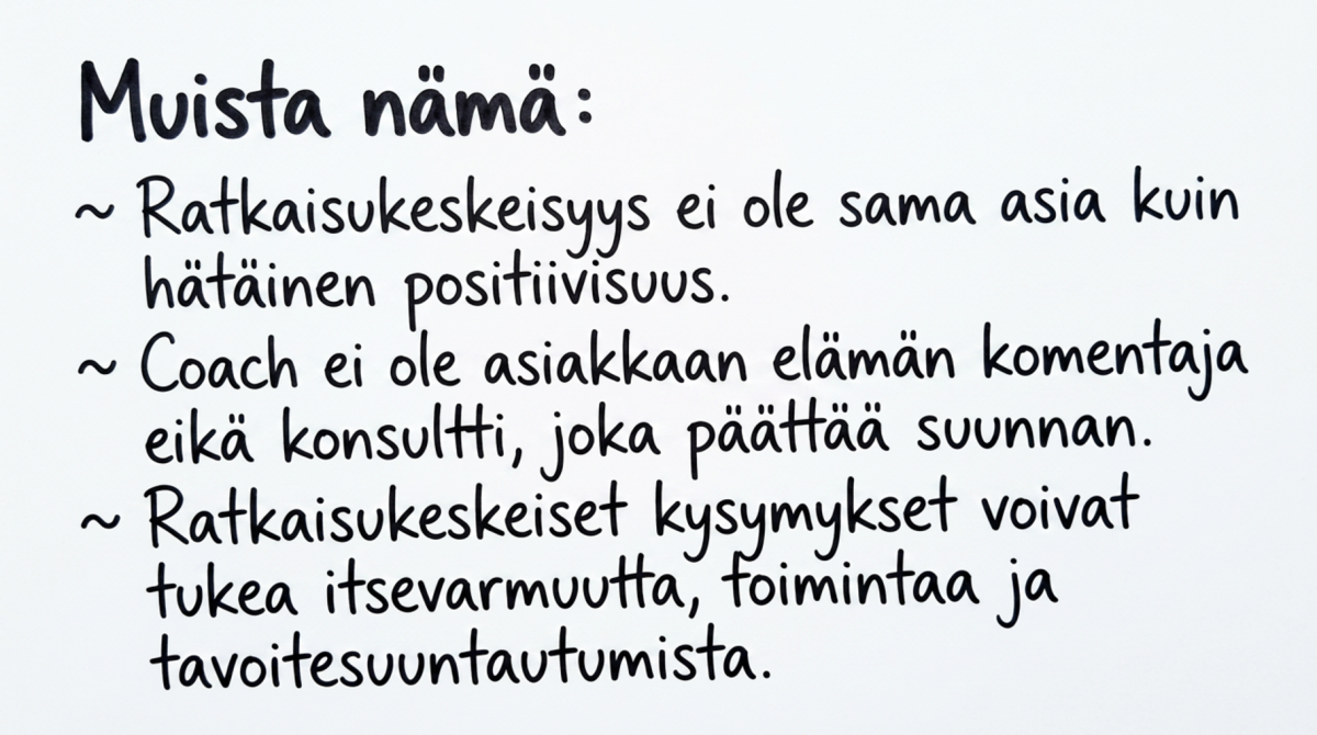 Ratkaisu kaiken keskiössä